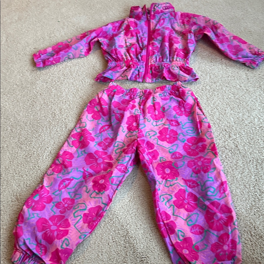 Weebok Vintage Toddler Windbreaker Set Jacket Pants - Picture 7 of 9